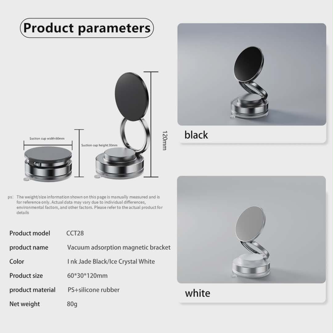 ✨ Porte-téléphone magnétique à vide 360 ° réglable 🔥